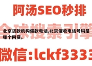 北京贷款机构催款电话,北京催收电话号码是哪个网贷。