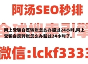 网上受骗自愿转账怎么办超过24小时,网上受骗自愿转账怎么办超过24小时了。