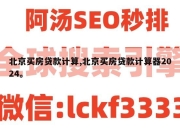 北京买房贷款计算,北京买房贷款计算器2024。