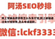网上受骗自愿转账怎么办支付宝,网上被骗通过支付宝转账,怎么申请退款。