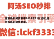 北京最新房贷利率2024年11月还款,北京市最新房贷利率。