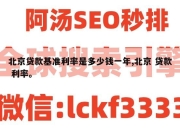 北京贷款基准利率是多少钱一年,北京 贷款 利率。